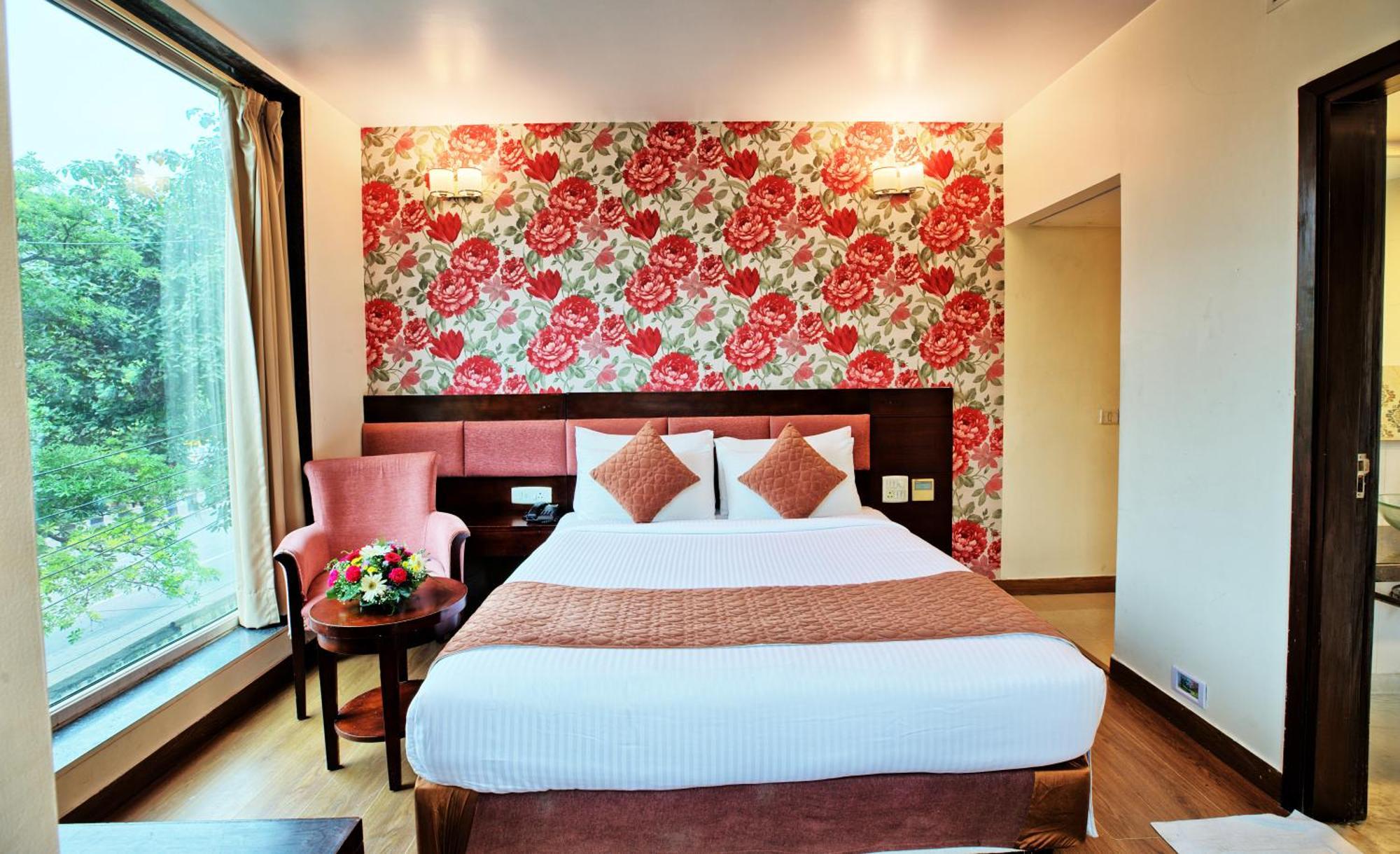 Rosemallow Hotel Új-Delhi Kültér fotó