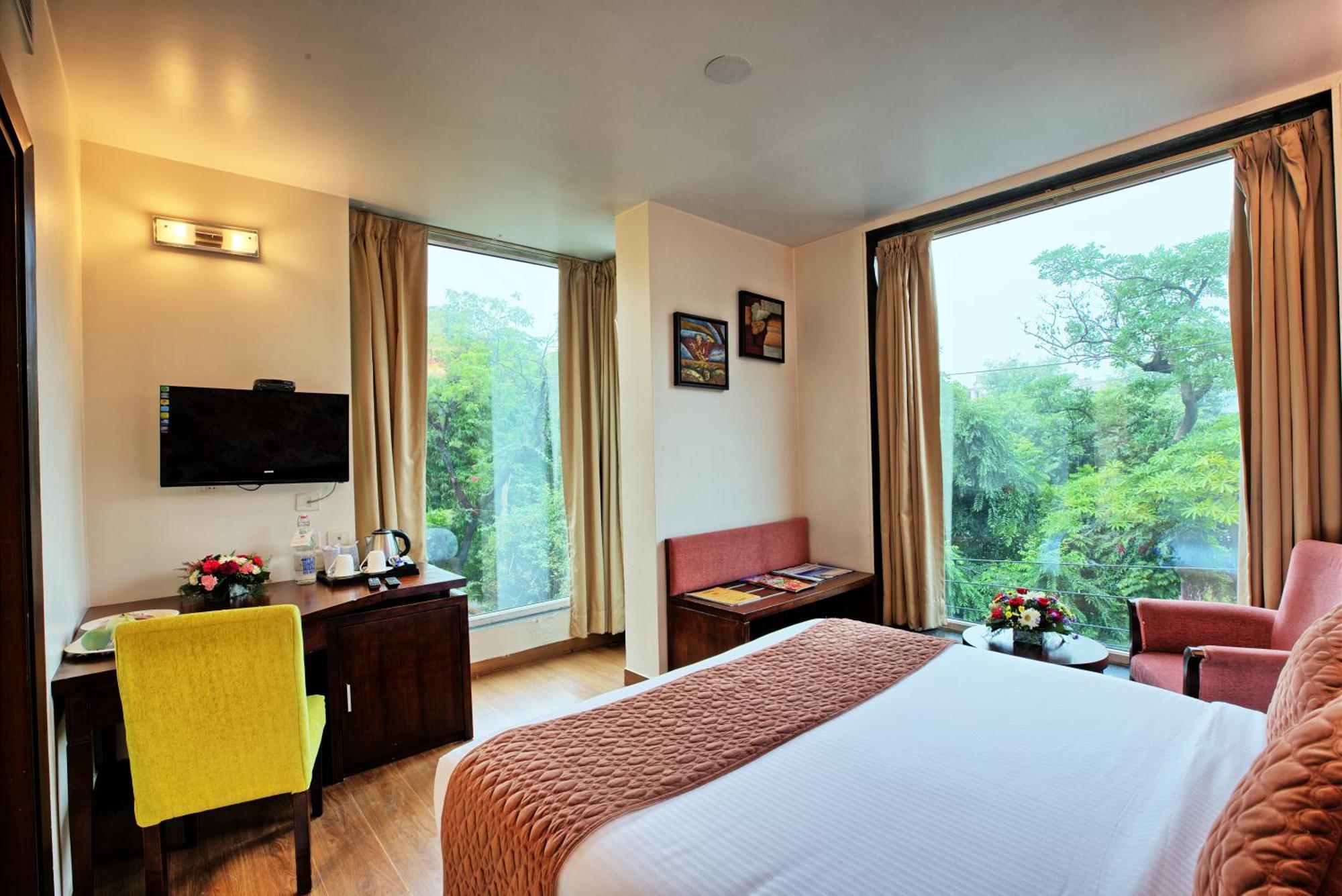 Rosemallow Hotel Új-Delhi Kültér fotó